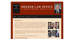 Desktop Screenshot of gmeekerlaw.com