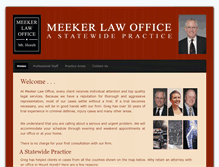 Tablet Screenshot of gmeekerlaw.com